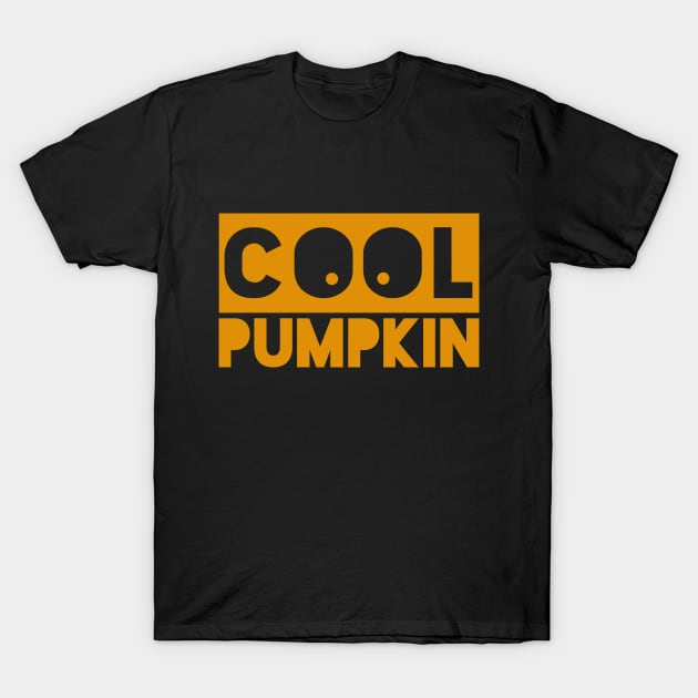 Cool pumpkin, orange on black! T-Shirt by VellArt